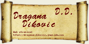 Dragana Diković vizit kartica